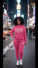 Load image into Gallery viewer, Jogger Set ( Heart &amp; Infinity Design)
