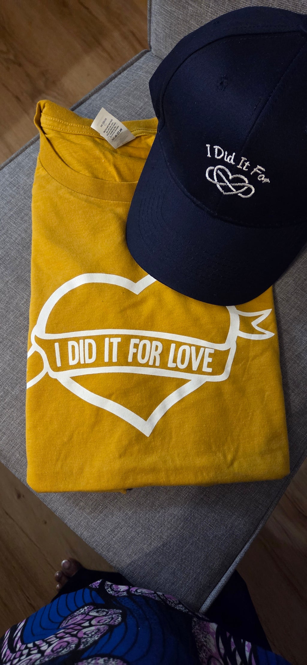 I Did It For Love Baseball Cap