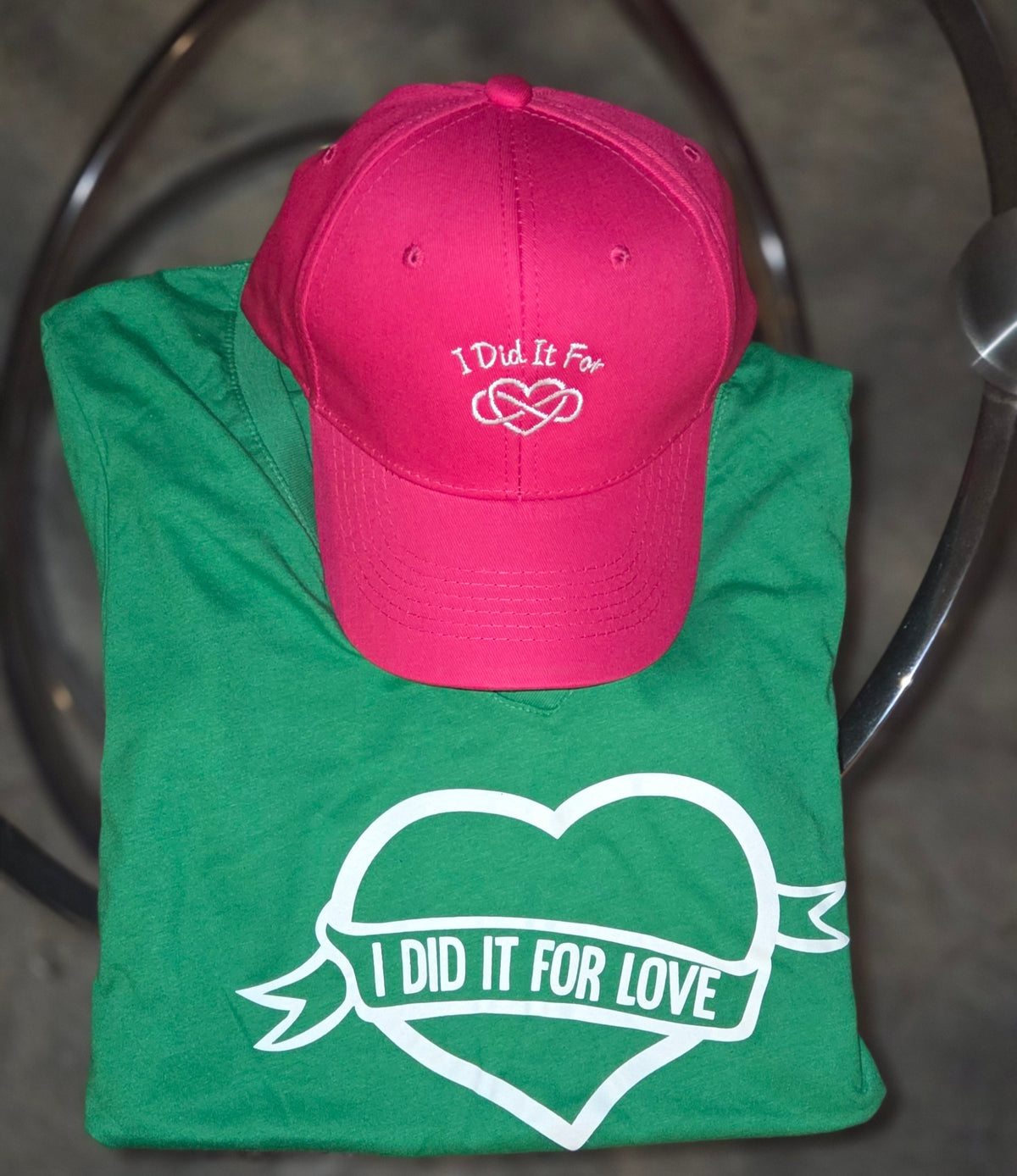 I Did It For Love Baseball Cap